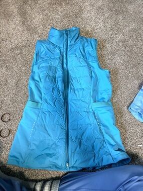 lululemon athletica Teal Blue Quilted Vest